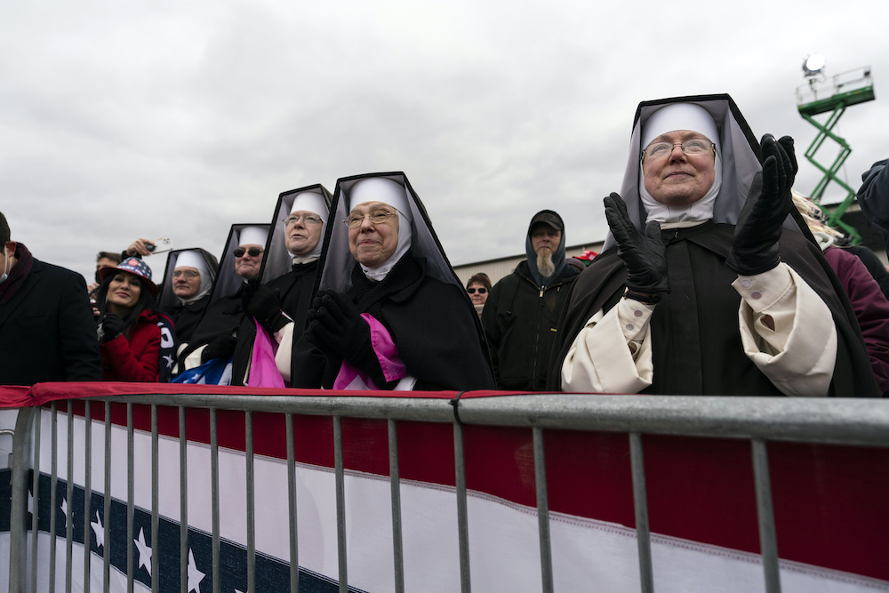 For the record Michigan nuns at Trump rally aren t really nuns